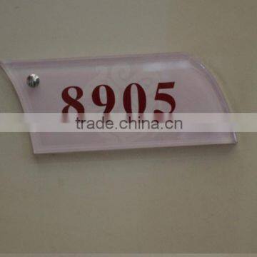 factory direct sale acrylic door signage plate