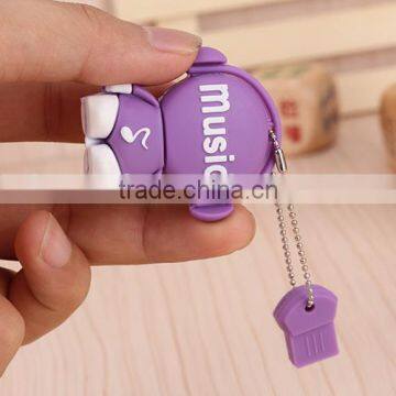 Music Doll Themed Novelty Shape PVC Usb Flash Drive Thousands Models ,Custom Stylish OEM Promotional Gift Memory Stick photo-3
