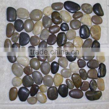 high quality polished pebble stone cobbles