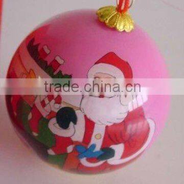 glass Xmas ball& glass Christmas ball ornament gift box
