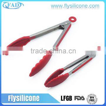 Utensils Cooking Tools Silicone Non-stick Kitchen BBQ Tools food Tongs