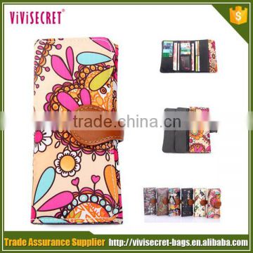 guangzhou wholesale many pockets frame ladies magazine clutch purse