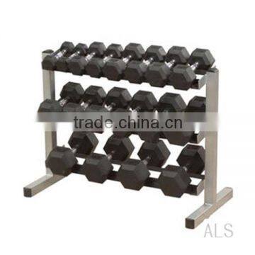 Top quality Solid rubber dumbbell set ALS Qingdao