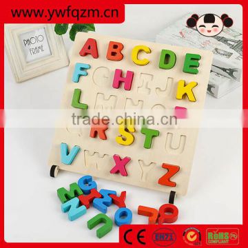 wooden training aid colour letter toy