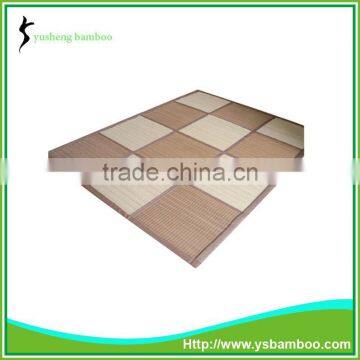 Double color bamboo carpet tiles (12 blocks )