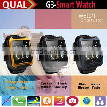 2015 Heart Smart watch phone 2015 china smart watches Waterproof android smart phone Q