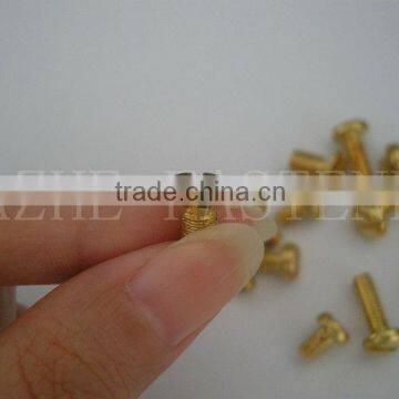 slotted countersunk head brass small machine screws