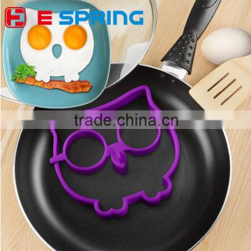 Creative Owl Skull Shape Breakfast Egg Mold Silicone Egg Ring