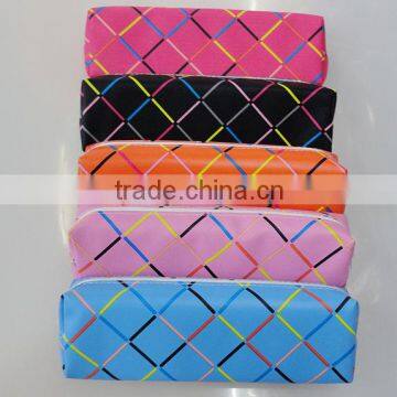 Cheap Promotional pu Leather Kids Pencil Case Stationery Pouch photo-3