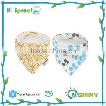 New arrival Christmas style triangle bandana baby bibs wholesale