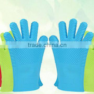 2016 Selling Hotest Heat Insulating Fda Silicone Oven Gloves