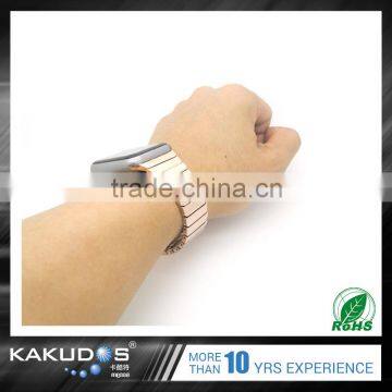 Custom Logo Accepted Wholesale Fashionable Flat Buckle Alloy Watch Belt Band photo-2