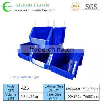 9.84L Stackable plastic crate spare parts box