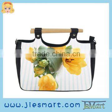 picture sublimation printing custom shoulder bag Canvas messenger bag