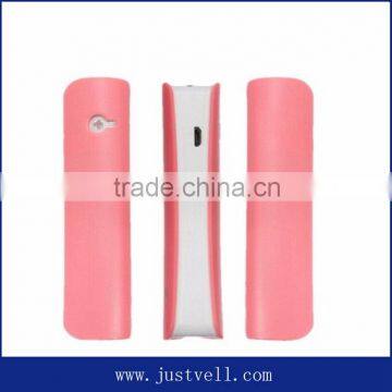 colorful customize portable power bank 2600mah, power bank biyond with flash light