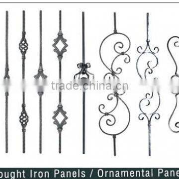 Decorative components ornamental cast iron panel