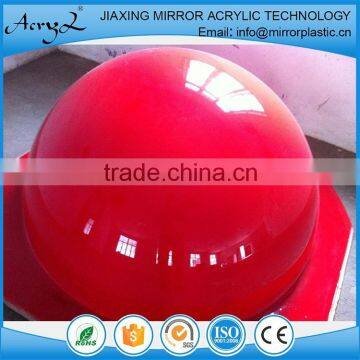 Transparent Colored or Clear Acrylic Ellipsoid Ball photo-3