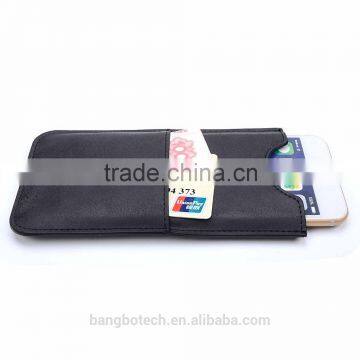 China Factory Leather Sleeve Case Leather Pouch for Iphone6/6s/plus Holder photo-3