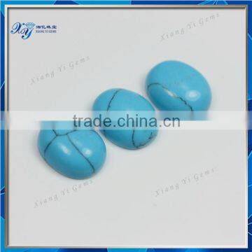 7x9mm The most favorable prices rough cabochon turquoise stone beads oval shape cabochon turquoise stone