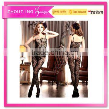 CK2057 women full body net pantyhose bodystocking