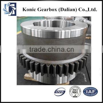 High working efficiency OEM precision helical ring gear with strength assembly metallurgical industry