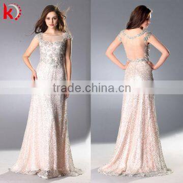 High end fashion sequin wedding party dress wholesale