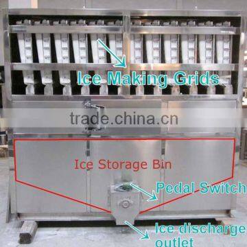 CE Approved 3 Tons/day Cube Ice Maker Machine for Human Consumption