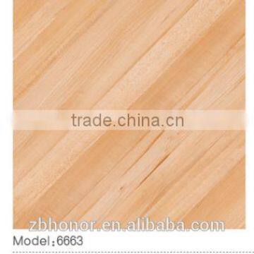 2016 6663 beige color wood look ceramic floor tiles 60x60