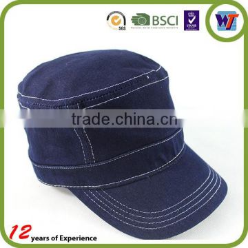 Custom 100% cotton military hat,washed military cap wholesale