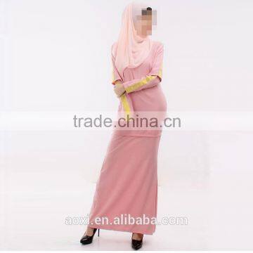 OEM Service China Factory Custom Made Wholesale Summer Women Abaya Arabic Dress photo-3