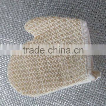 sisal bath glove, Sisal Cotton Mitt Glove