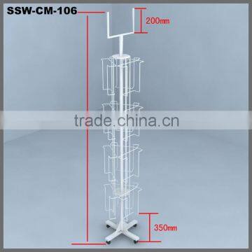 SSW-CM-101 Wholesale Rotating Display Stand With Casters photo-5