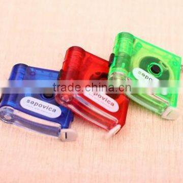 Promotional Tape Measure Keychain With1 Led Light,1.5M Tape