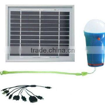 Hotselling 3W portable solar lamp for family lighting or outdoor lighting