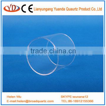 Transparent Quartz Glass Tube