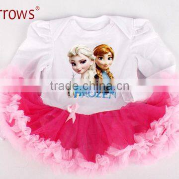 High Quality Girl Dresses Princess Children Clothing Anna Elsa Cosplay Costume Kid's Party Dress Baby Girls Clothes photo-2