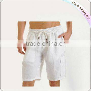 Board short swimwear men white