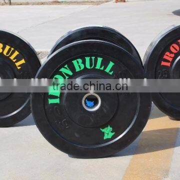 crossfit black rubber bumper Plates