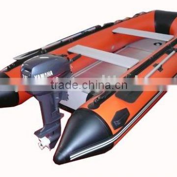 inflatable aluminum floor boat