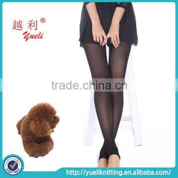 2015 Spring black sexy compression lady stirrup leggings for party
