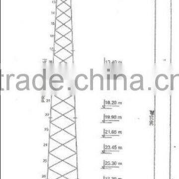 Galvanized Steel Tube Tower