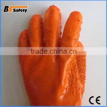 BSSAFETY China Supplier Cotton Liner Pvc Dotted Household Glove photo-4