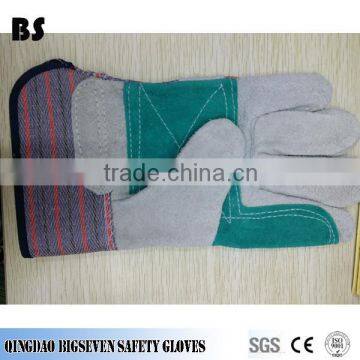 BSSAFETY 2016 Factory Price Cow Split Leather Welding Safety Work Glove photo-4