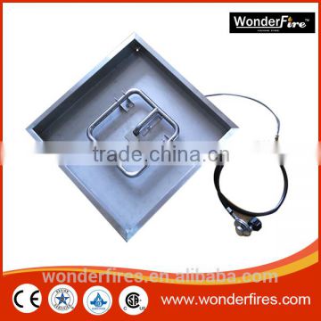 Stainless Steel Square Drop In Fire Pit Pan (12", 18", 24", 30" and 36")