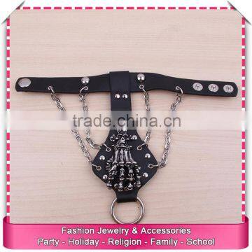 Best Quality Punk Finger Chain Ring Bracelet, Low Price Hip Hop Bracelet photo-2