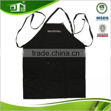 100% Polyester Custom logo Waterproof Apron With 3-Pockets