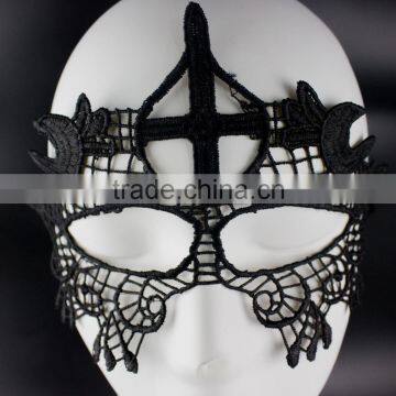 Sexy Lady Black Lace Mask, Masquerade Lace Party Mask for Christmas/Halloween photo-3