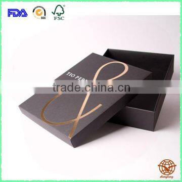 Two Piece Cardboard Box /Luxury black box