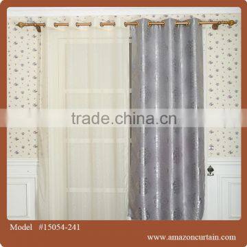 Alibaba China Factory wholesale Day night curtains and Jacquard Blackout curtains