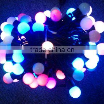 10m 100 bulb christmas light with adaptor outdoor use IP68 multicolor for holiday decoration